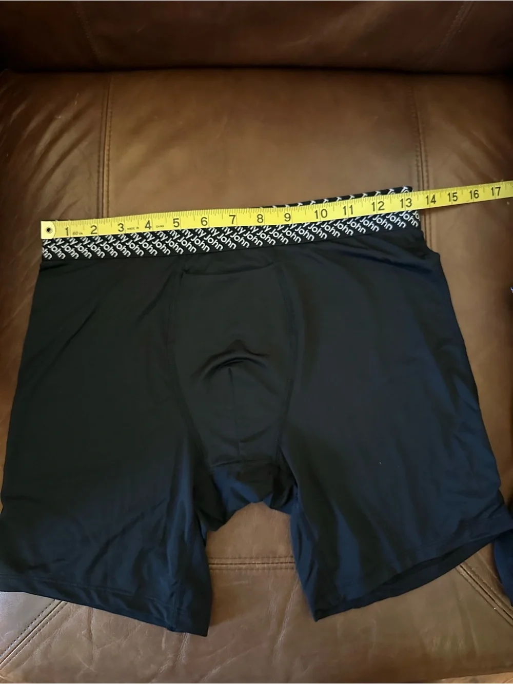 Tommy John | 3 Pairs | Black 6” Performance Basics Boxer Briefs - Men’s Medium